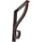Ekena Millwork Ashford Triple, Wrought Iron Bracket, (Triple center brace), Antiqued Copper 2"W  x 12"D x 15"H BKTM02X12X15TASACO - alternate 1